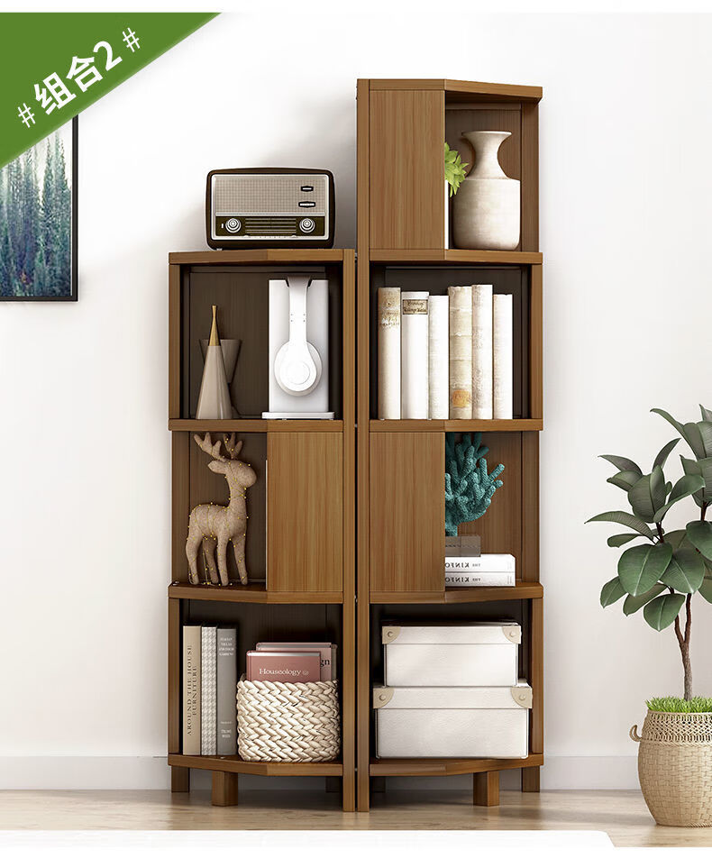 转角柜墙角柜角柜靠墙床边柜转角置物架客厅多功能卧室学生三角柜架