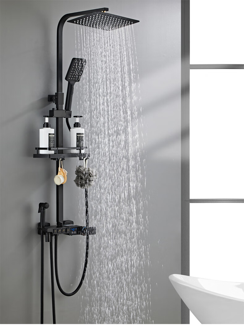 鹰卫浴恒温花洒卫浴淋浴花洒套装可升降淋浴器恒温全铜冷热龙头家用