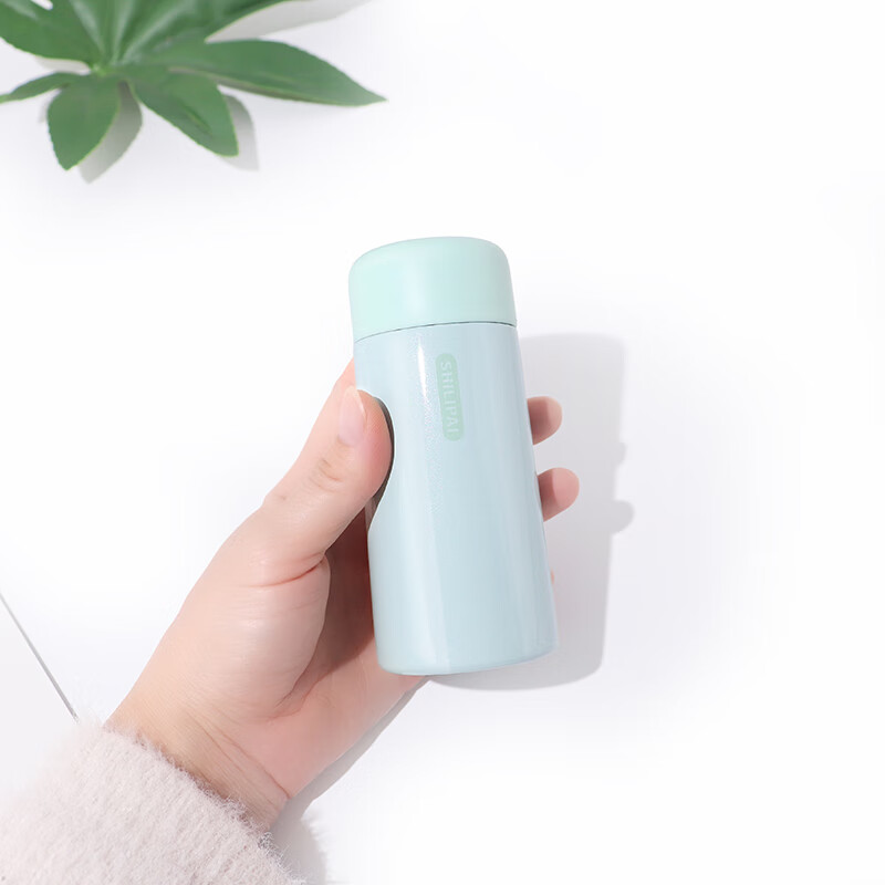 迷你保温杯女士便携小号超轻小巧儿童200容量水杯自带茶隔杯子150ml