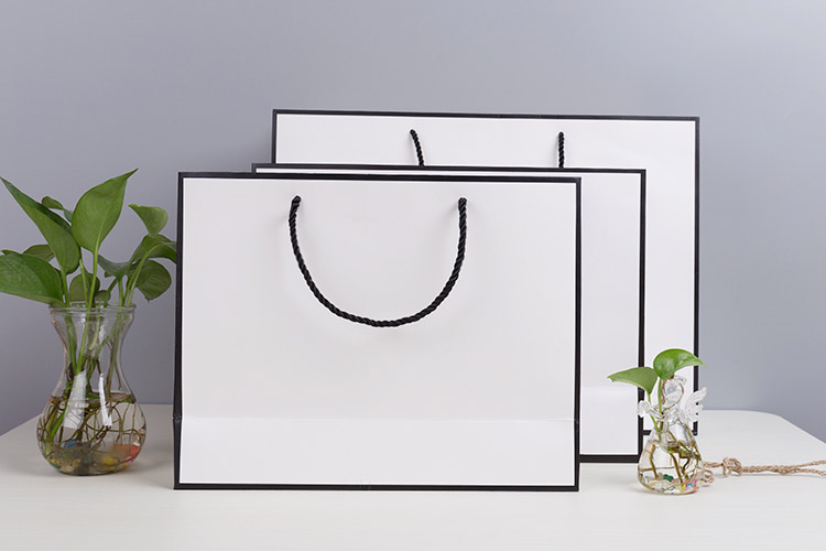 默派服装店购物袋牛皮纸袋男女装手提袋纸质服装袋子装衣服的包装袋子