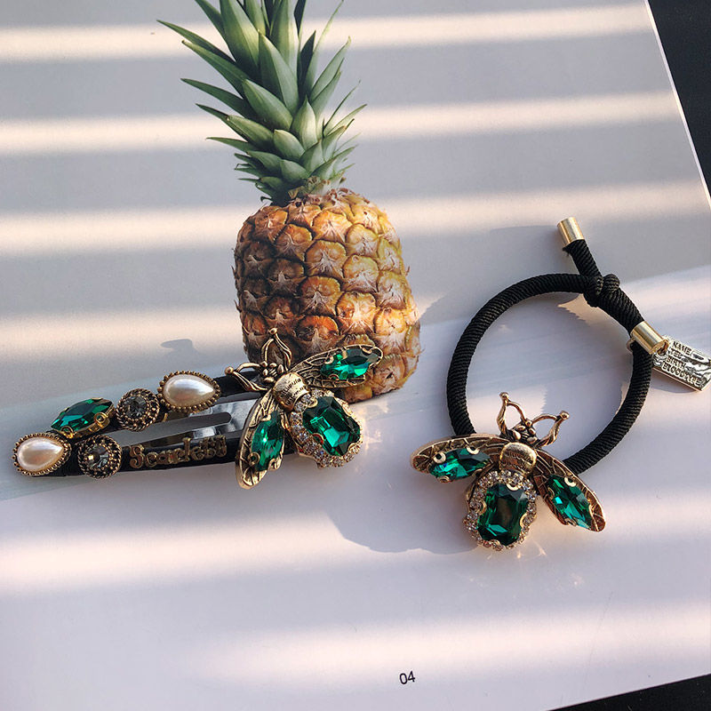 美芙仁小蜜蜂发卡头饰夹子韩国日韩网红小姐姐ins风复古顶夹鸭嘴边