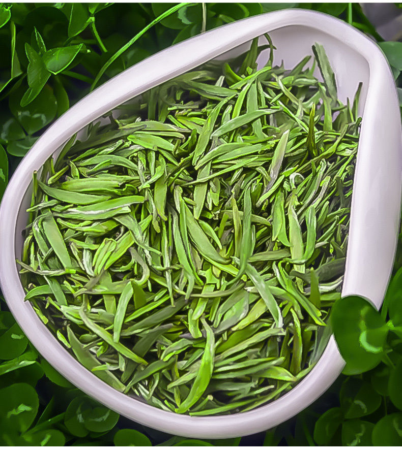 仙毫绿茶 2021新茶明前汉中午子仙毫明前雀舌茶叶散装春茶 100克盒装