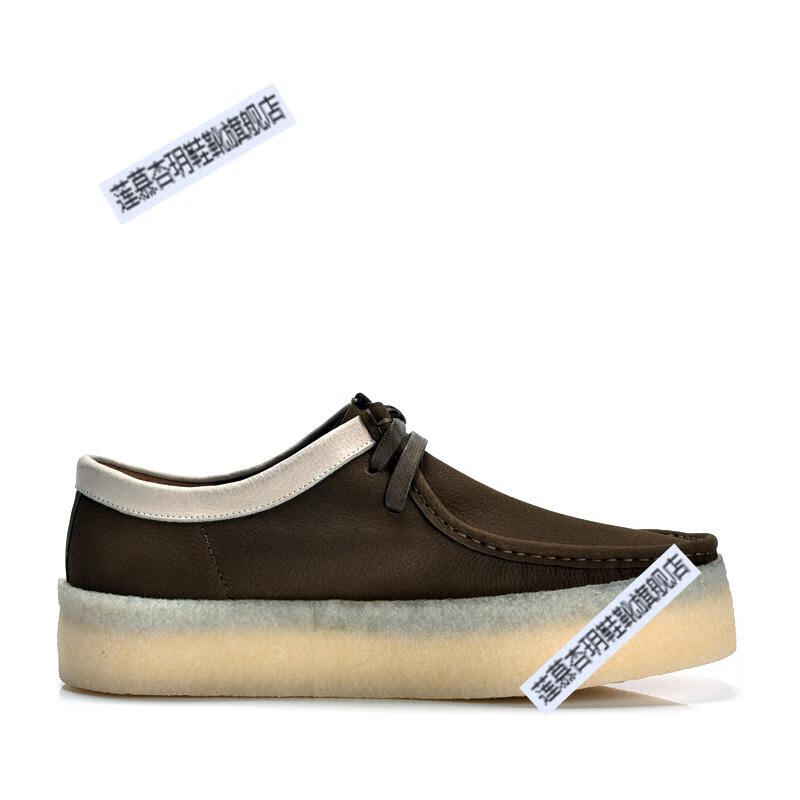 商场同款clarks其乐春夏款复古经典袋鼠鞋厚底牛皮休闲男鞋莲慕杏玥