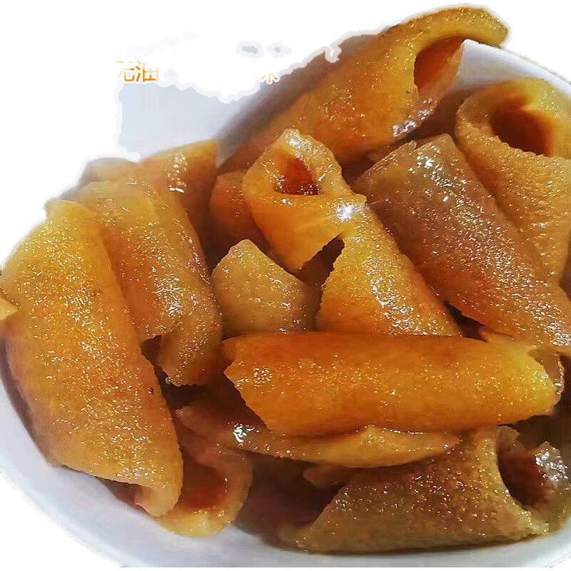 湖北腊肉皮腊猪皮肉烟熏腊肉皮土特产腊皮农家腊猪皮土家烟熏猪皮250g