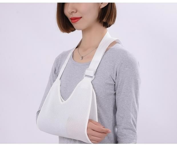 挂带绷带男士束缚吊带手臂骨折悬臂掉手部固定带护肩石膏悬挂 黑色带