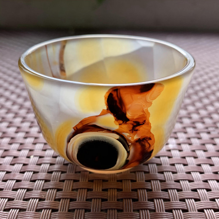 玛瑙茶杯功夫茶杯实用茶具泡茶杯子酒杯礼主人杯预售拍下付尾款22号