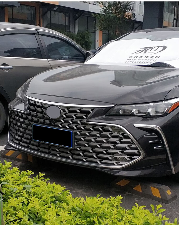 19-20款新亚洲龙中网改装 外观运动套件 蜂窝龙鳞前脸面罩前网trd