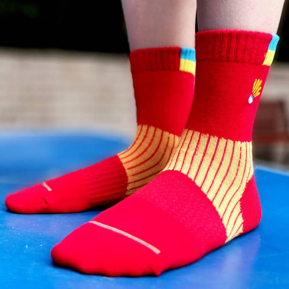 皮尔卡丹品牌店铺pierre cardin654双春夏薄款纯棉羽毛球运动袜子