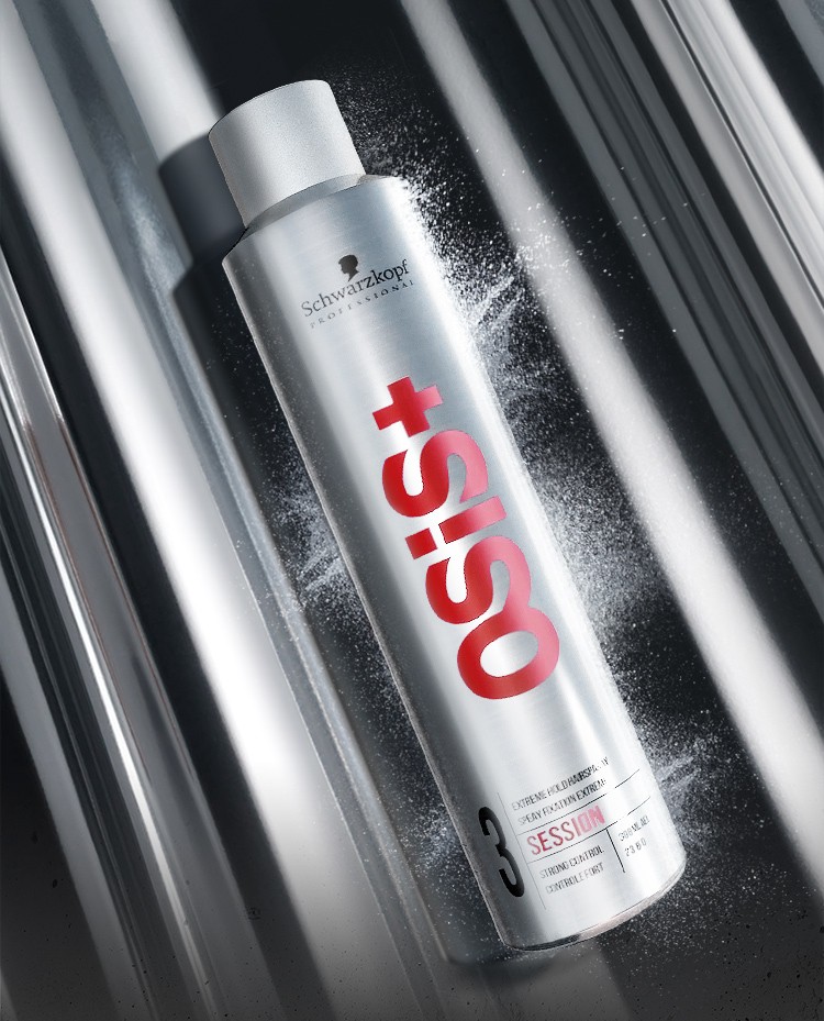 施华蔻尚丝劲能塑型发胶300ml进口黑人头银胶男女士蓬松喷雾直卷发