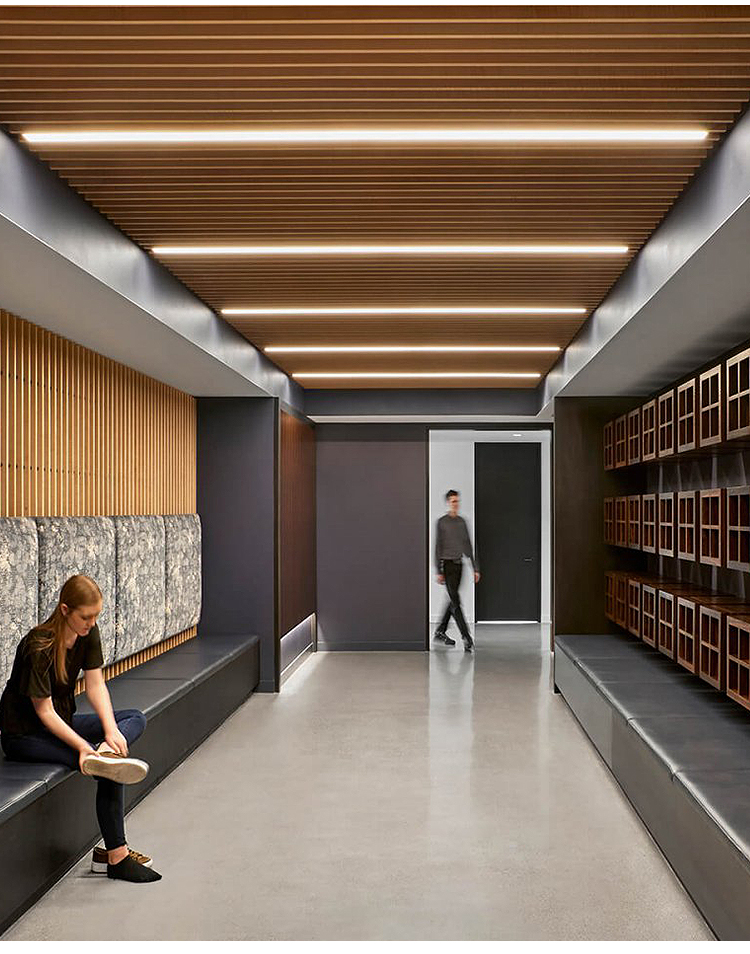 方通灯led长条灯铝方通吊顶专用灯 超亮店铺商用办公室条形灯吊灯 12