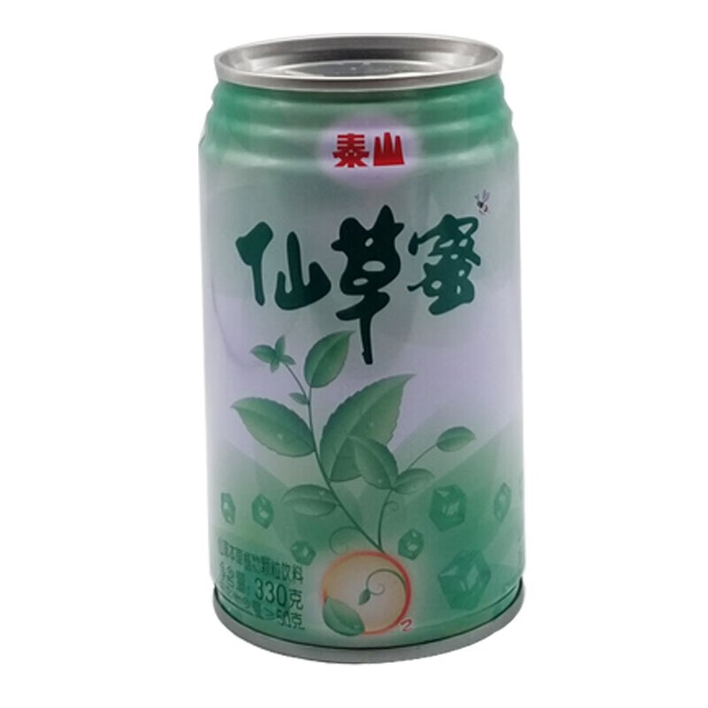 泰山仙草蜜整箱330g12罐装凉茶饮料夏日常备清凉祛火饮料零食6瓶装x1