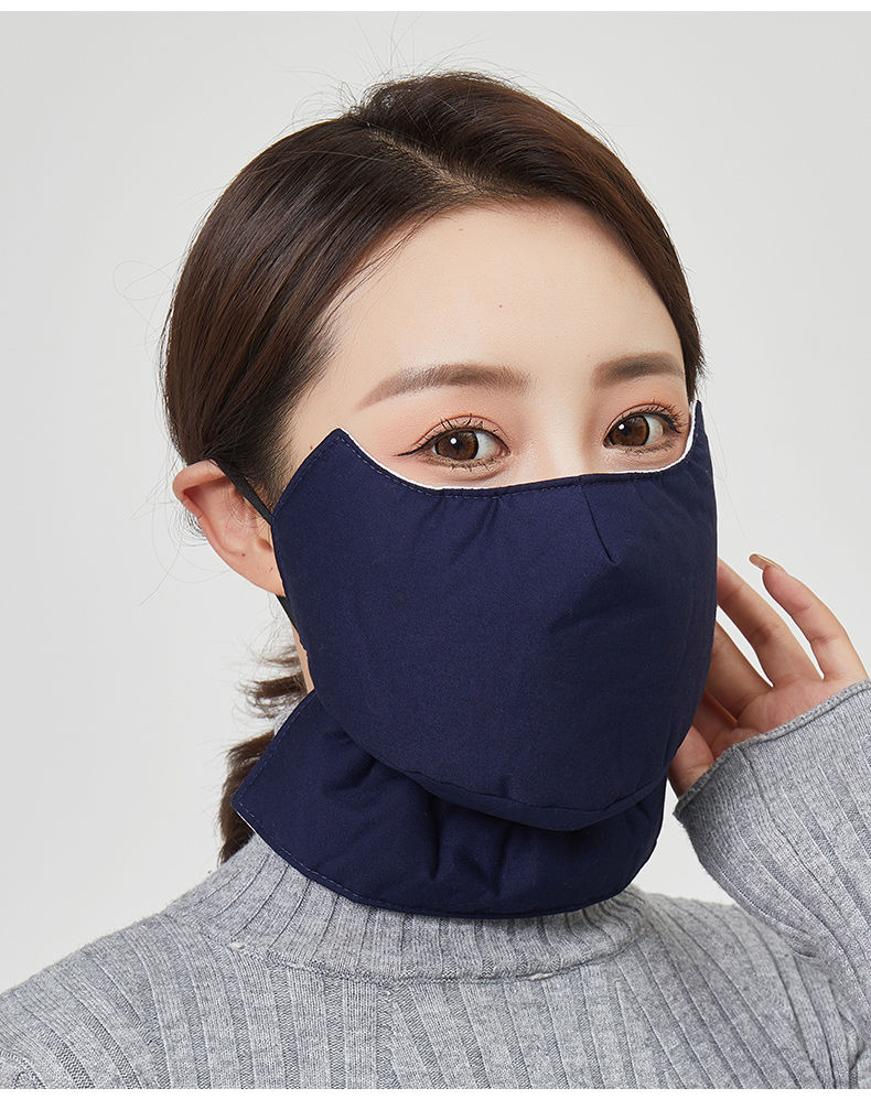 简菲蝶新品女士口罩秋冬款保暖口罩女冬季加厚加大成人防寒口罩透气可