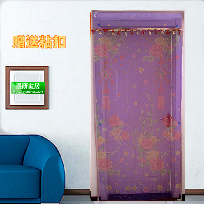 门帘防蚊夏季家用农村防苍蝇夏天室外加厚防晒发泡网防飘简易防风