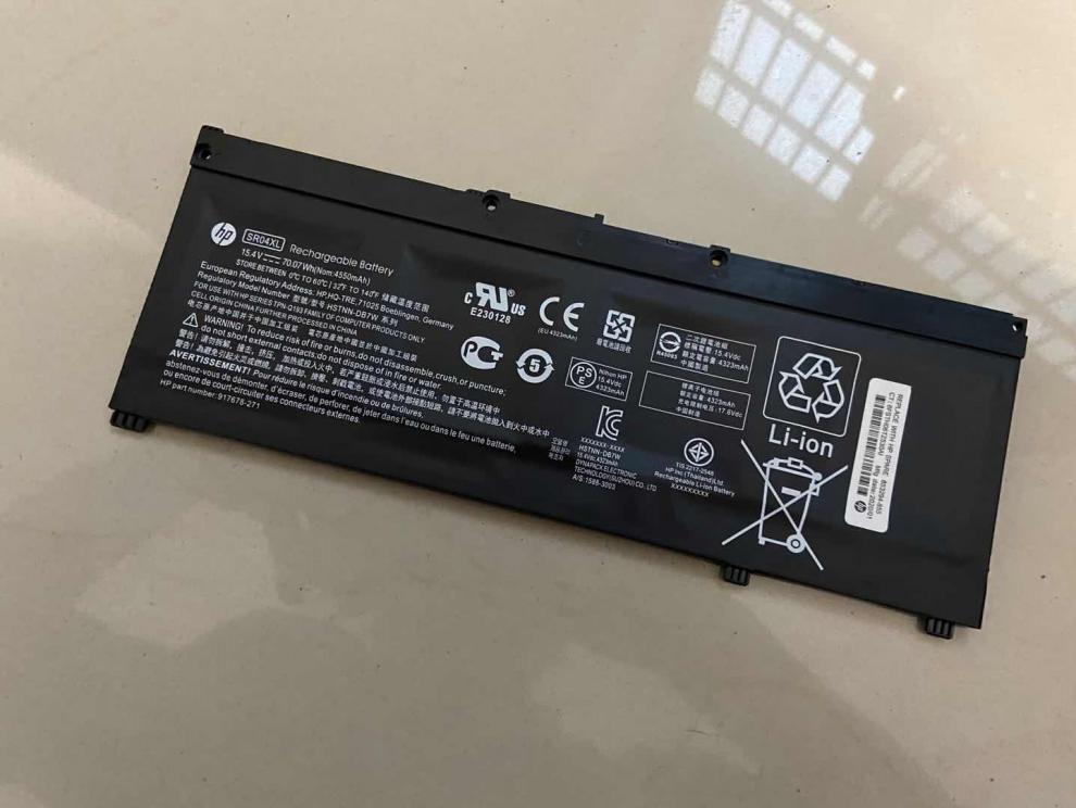 笙惠阙 惠普 光影/暗影精灵 4代 tpn-q211 15-dc sr04xl 笔记本电池