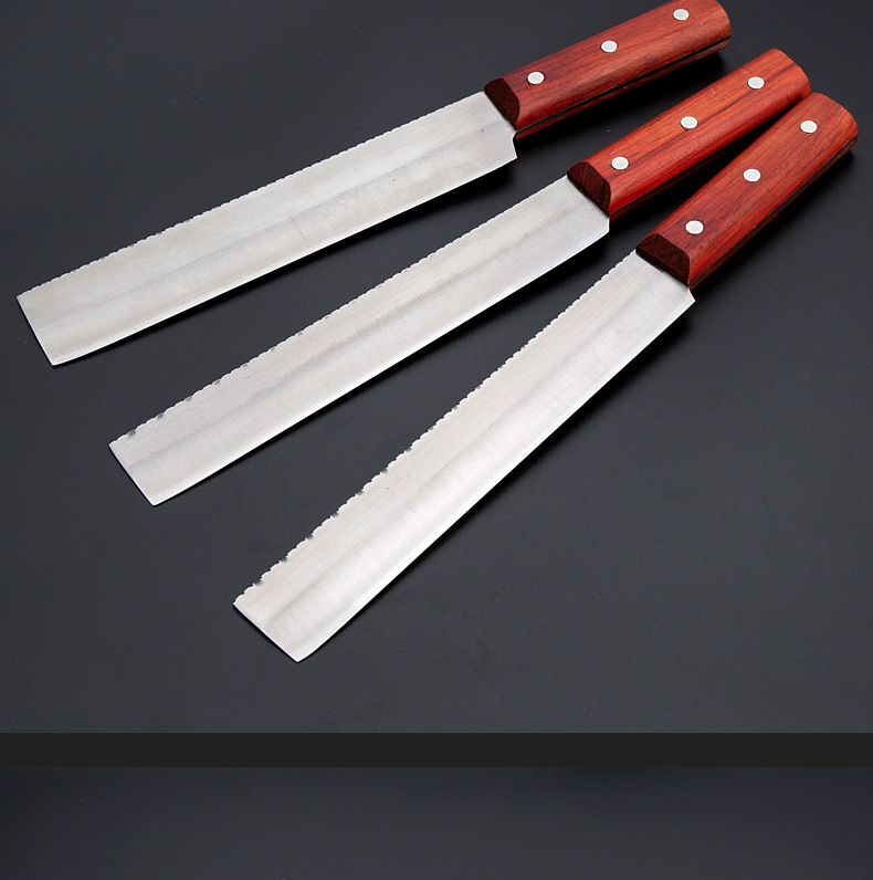 定制w18手工制作锋钢锯条 片皮刀片肉刀北京烤鸭片皮刀免磨 w9厚款(刃