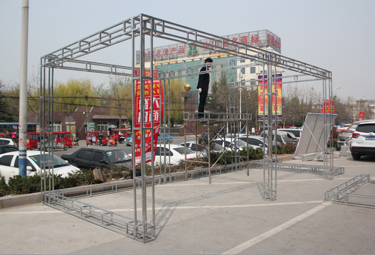 桁架 热镀锌行架 婚庆桁架 舞台架方管航架 背景广告桁架 国标120cm