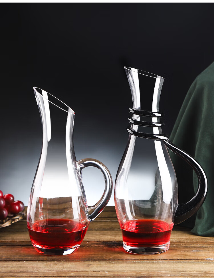 德国艾姆希(amx)德国进口轻奢红酒醒酒器个性葡萄酒分酒器水晶玻璃带