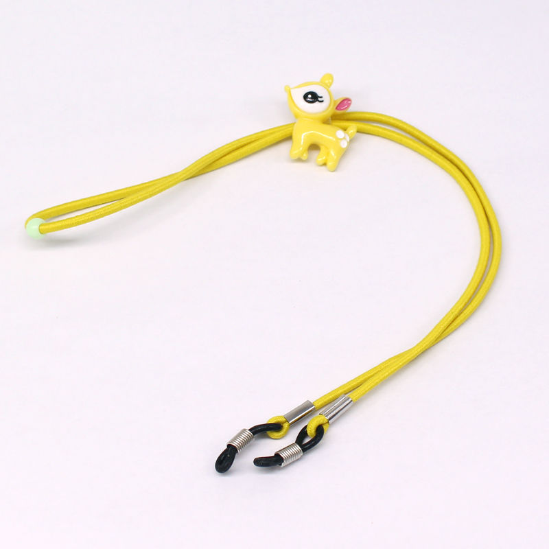 qiced新品眼镜绳儿童眼镜绳子运动眼镜固定带防滑防掉儿童眼镜弹力