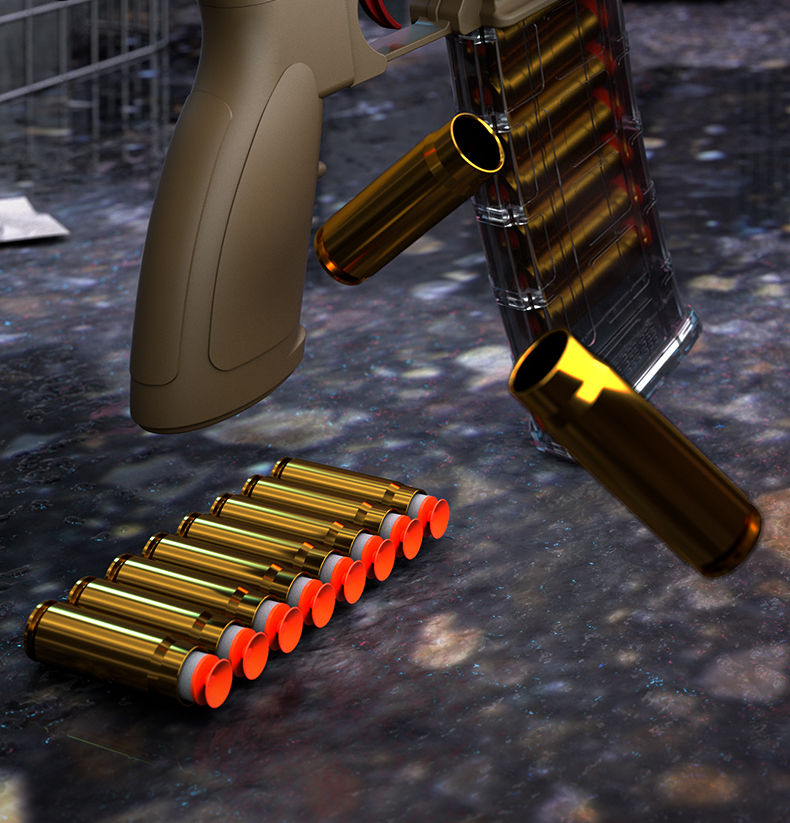 m416可抛壳步电动连发软弹枪儿95式男孩突击枪m4a1m4突击步m2手动连发