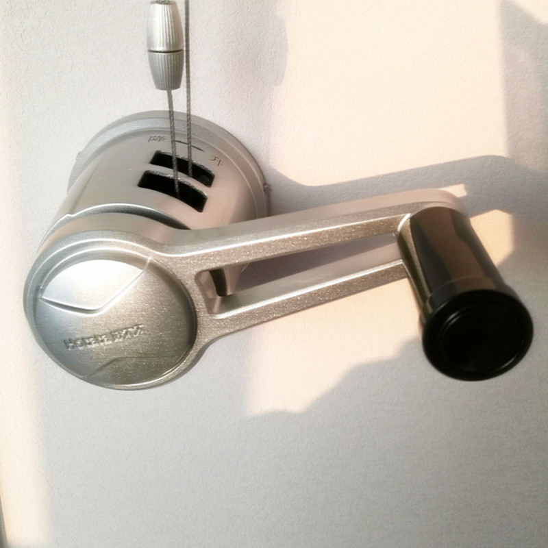 6015好太太晾衣架手摇器通用维修配件双杆式晒衣架摇把手柄gw-750