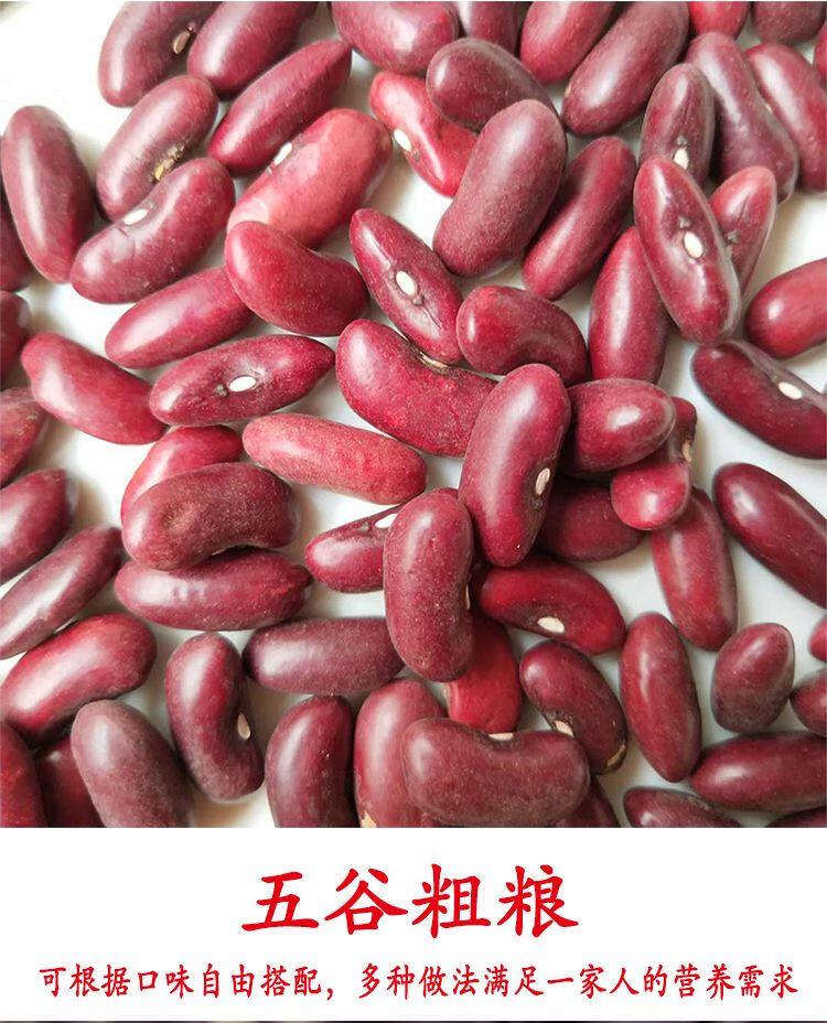 云南特产大红豆红腰豆新货五谷杂粮粗粮红芸豆干货农家金豆种子 3斤