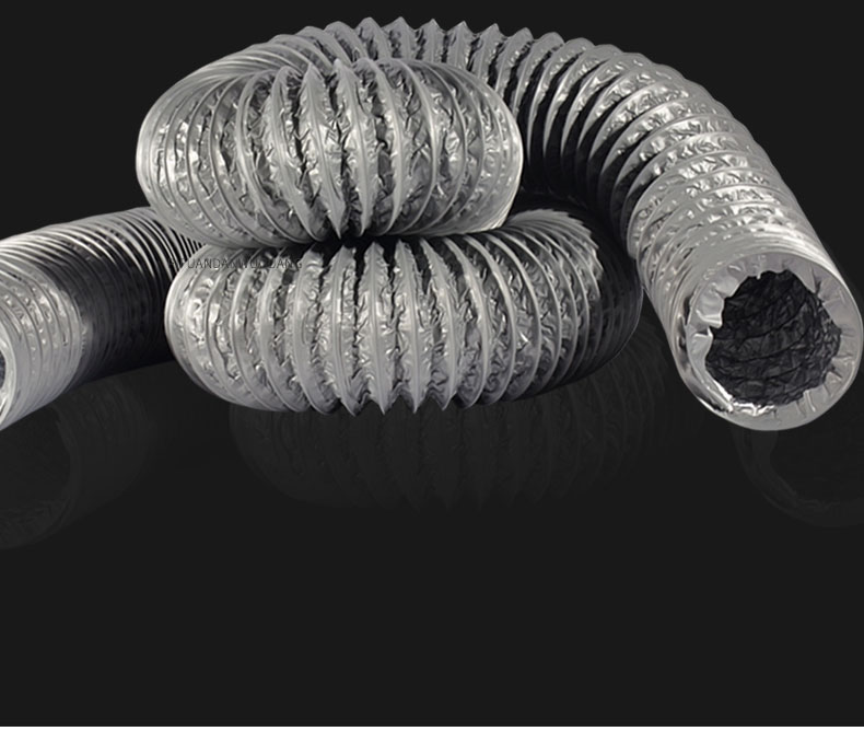 pvc铝箔排气管锡纸浴霸换气扇风机排风管伸缩软管抽油烟机排烟管 110