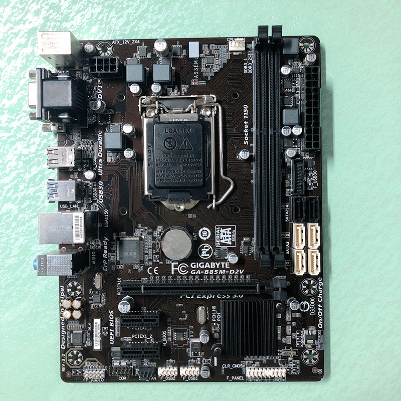 b85m-d2v/d3v华硕b85m-f/k台式机电脑主板 深卡其布色【图片 价格