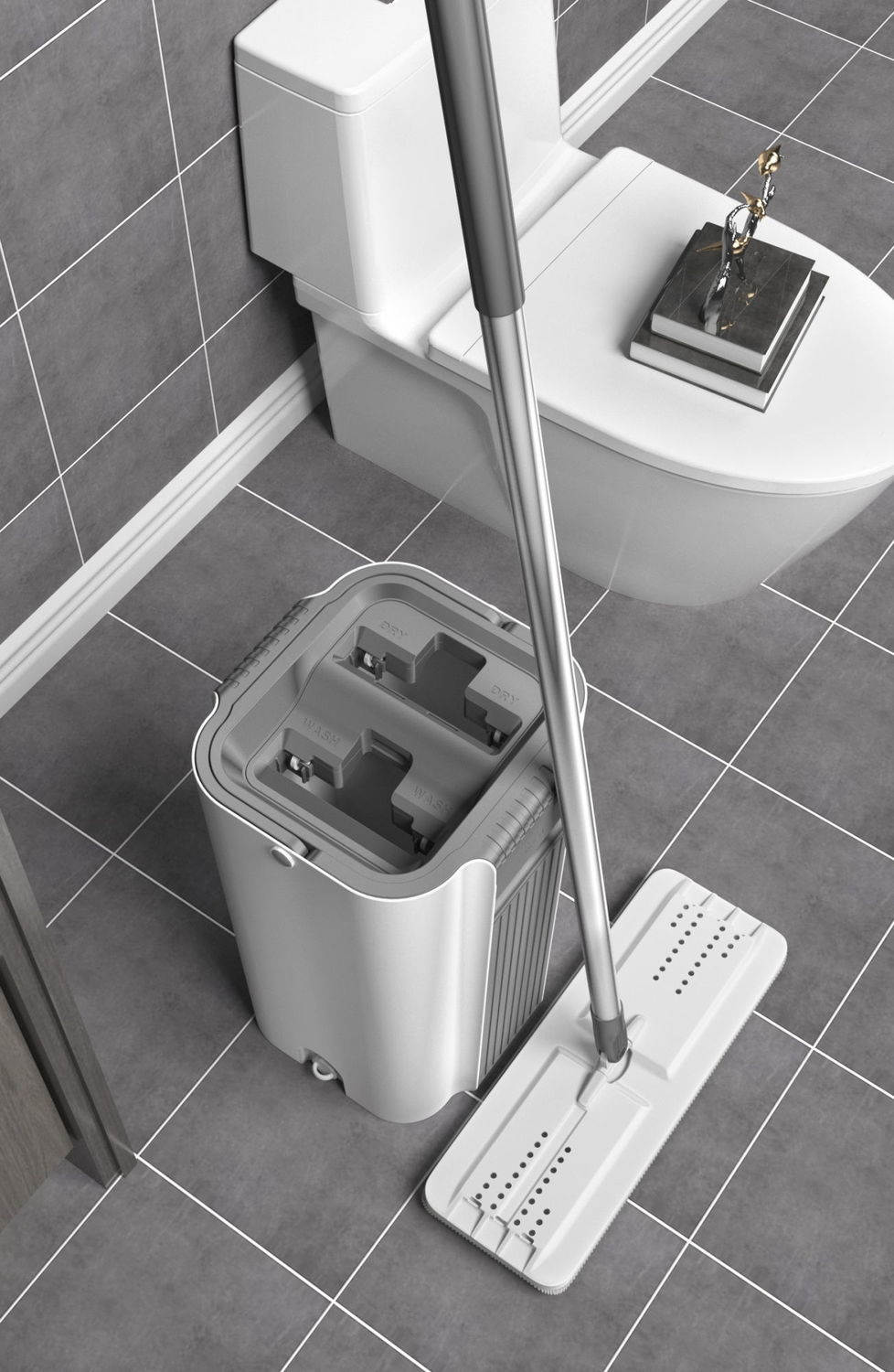 刮刮乐拖把懒人神器旋转干湿分离平板拖拖地桶套装托帕带桶免手洗墩地