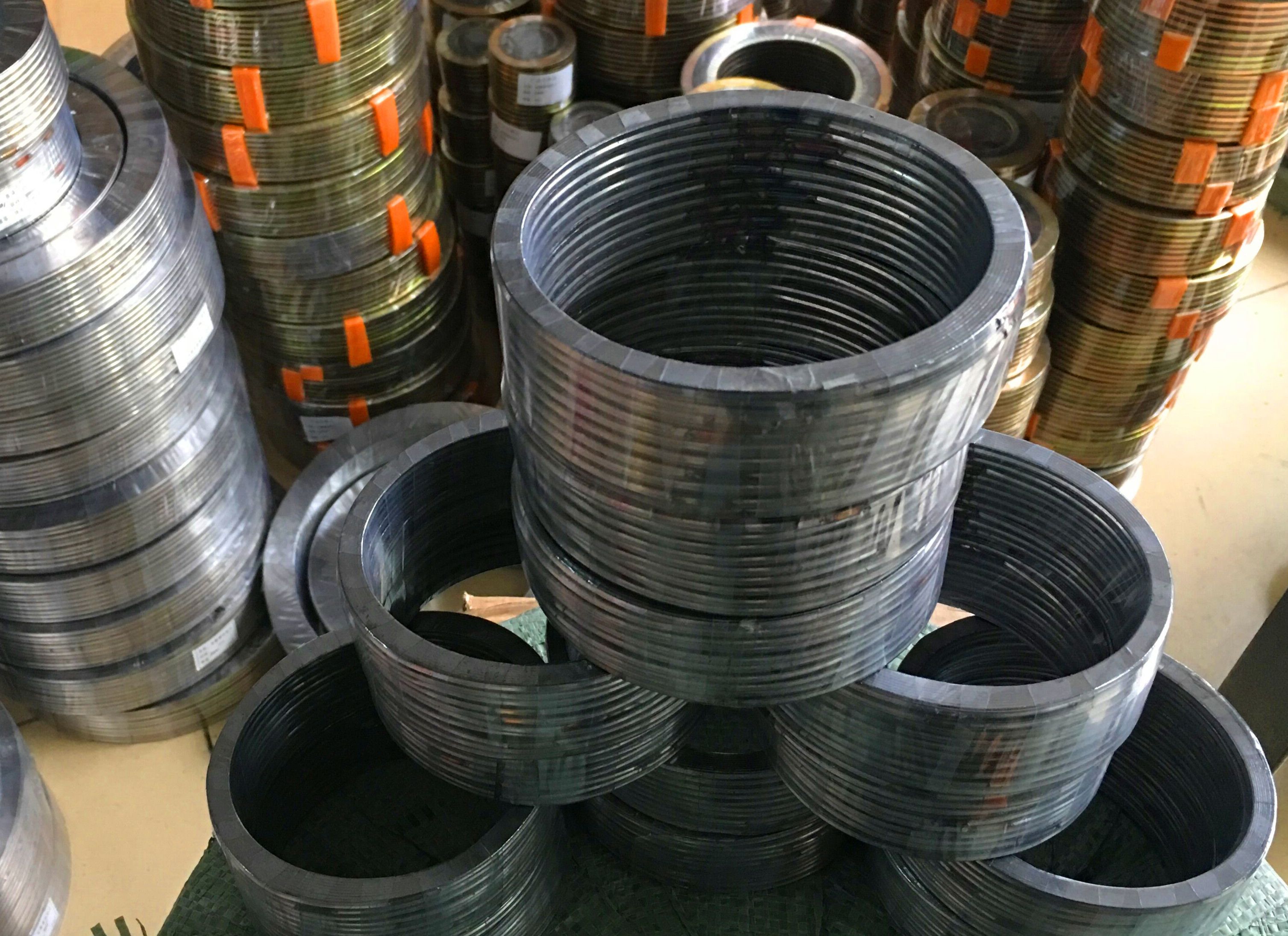 锅炉人孔垫片不锈钢椭圆人孔手孔垫片内外环垫金属缠绕石墨垫定做瓷炫