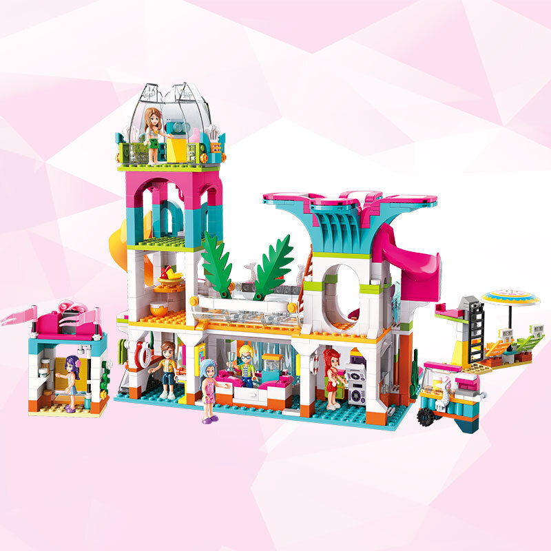 定制启蒙乐高积木女孩系列场景城堡房子女生公主屋儿童拼装玩具拼图