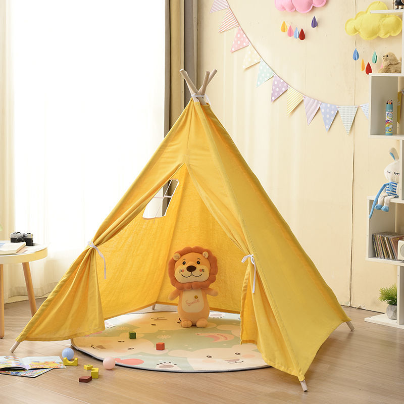 儿童室内帐篷游戏屋印第安帐篷公主房帐篷男女孩过家家室内帐篷星星1