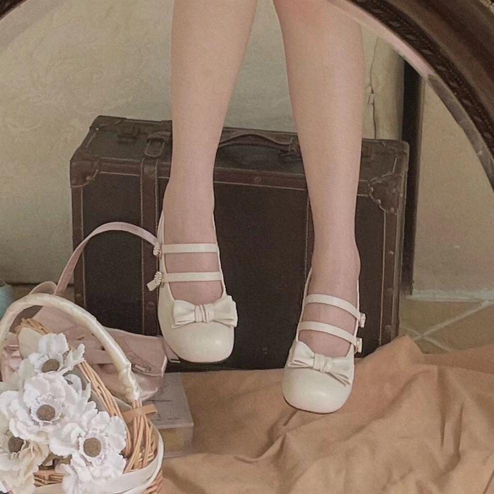 诗言海浪jk日系小皮鞋女软妹洛丽塔鞋子奶油冰淇淋甜妹玛丽珍学院风