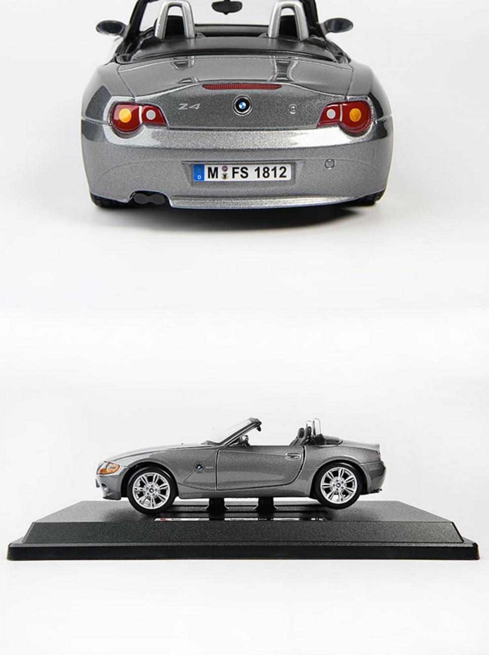 宝马敞篷跑车合金12z4模型仿真儿童玩具敞篷汽车模收藏摆件男孩礼物