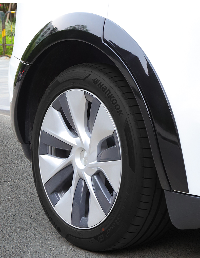 y专用轮眉加宽体碳纤维包围防撞贴改装饰y神器配件 model y【宽体轮眉