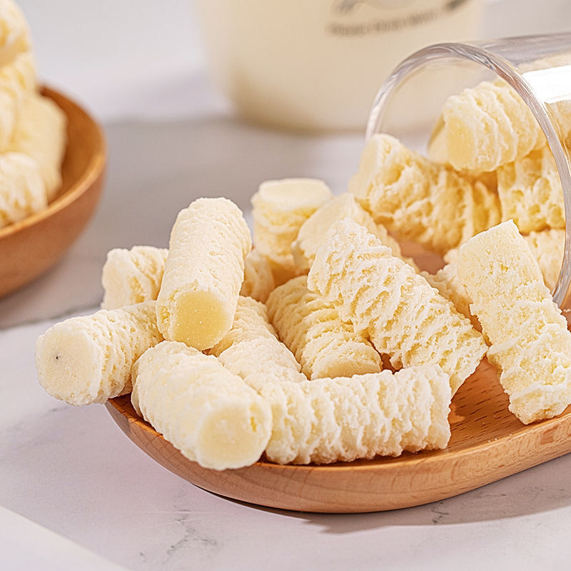 蒙相伴脱脂奶酪内蒙古特产无糖低脂奶酪酸奶疙瘩奶酥儿童奶酪棒无糖