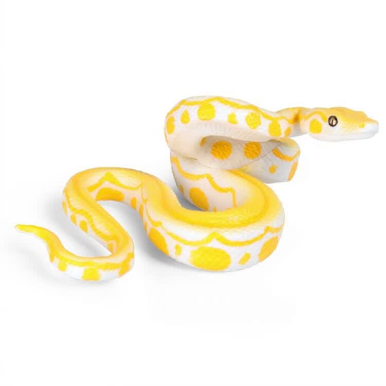 新年礼物黄金蟒儿童动物园玩具摆件仿真蛇模型爬行两栖动物蟒蛇黄金蟒