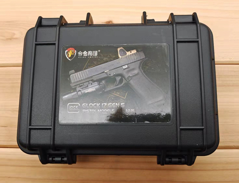 05合金帝国格洛克金属可拆卸抛壳玩具枪仿真不可发射 黑色 12单色弹