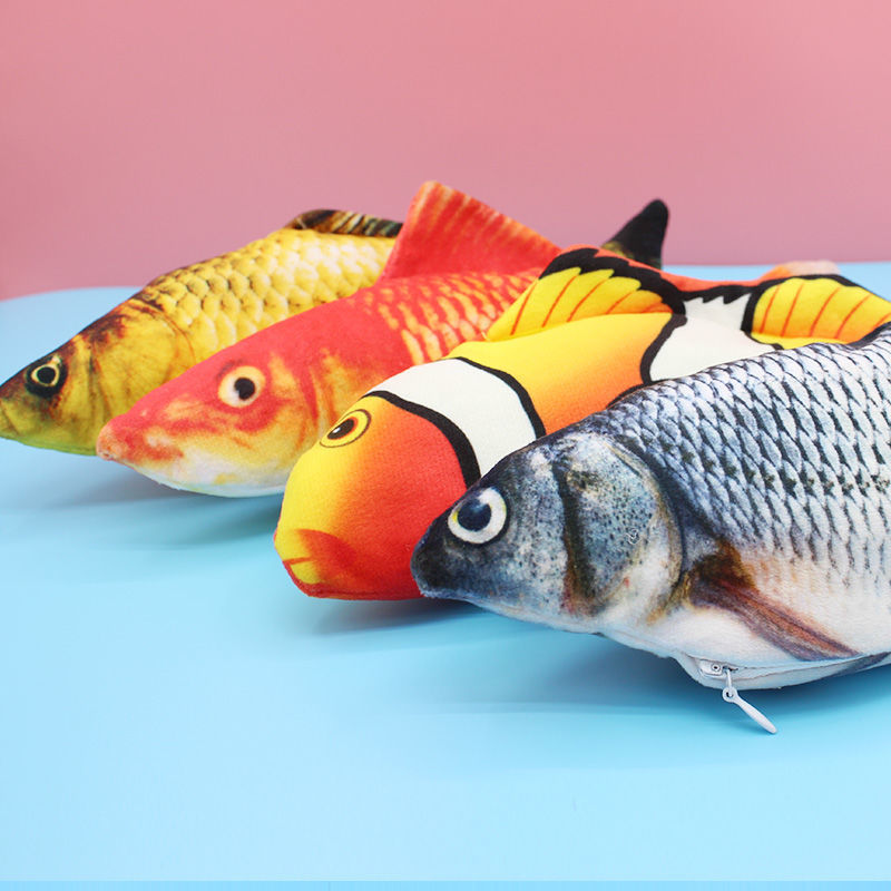 哄睡神器拍拍鱼 玩具鱼仿真电动可遥控拍就会跳跳鱼玩具抖音毛绒男孩