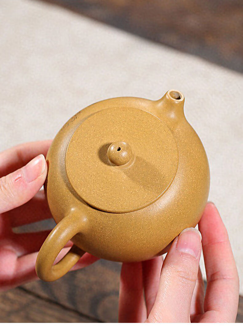 丰匠宜兴发货正宗紫砂壶名家手制家藏黄金段玉立泡茶壶套装全手工茶壶