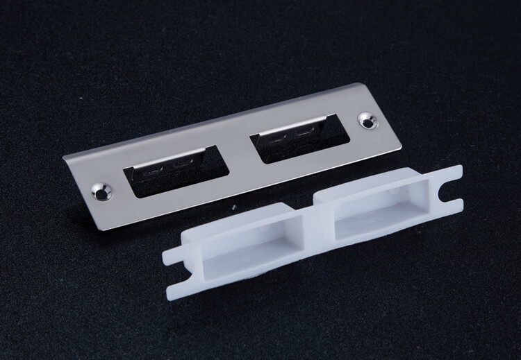 不锈钢门锁扣板双舌门导片房门锁片挡板卧室铁片配件挡片锁具室内