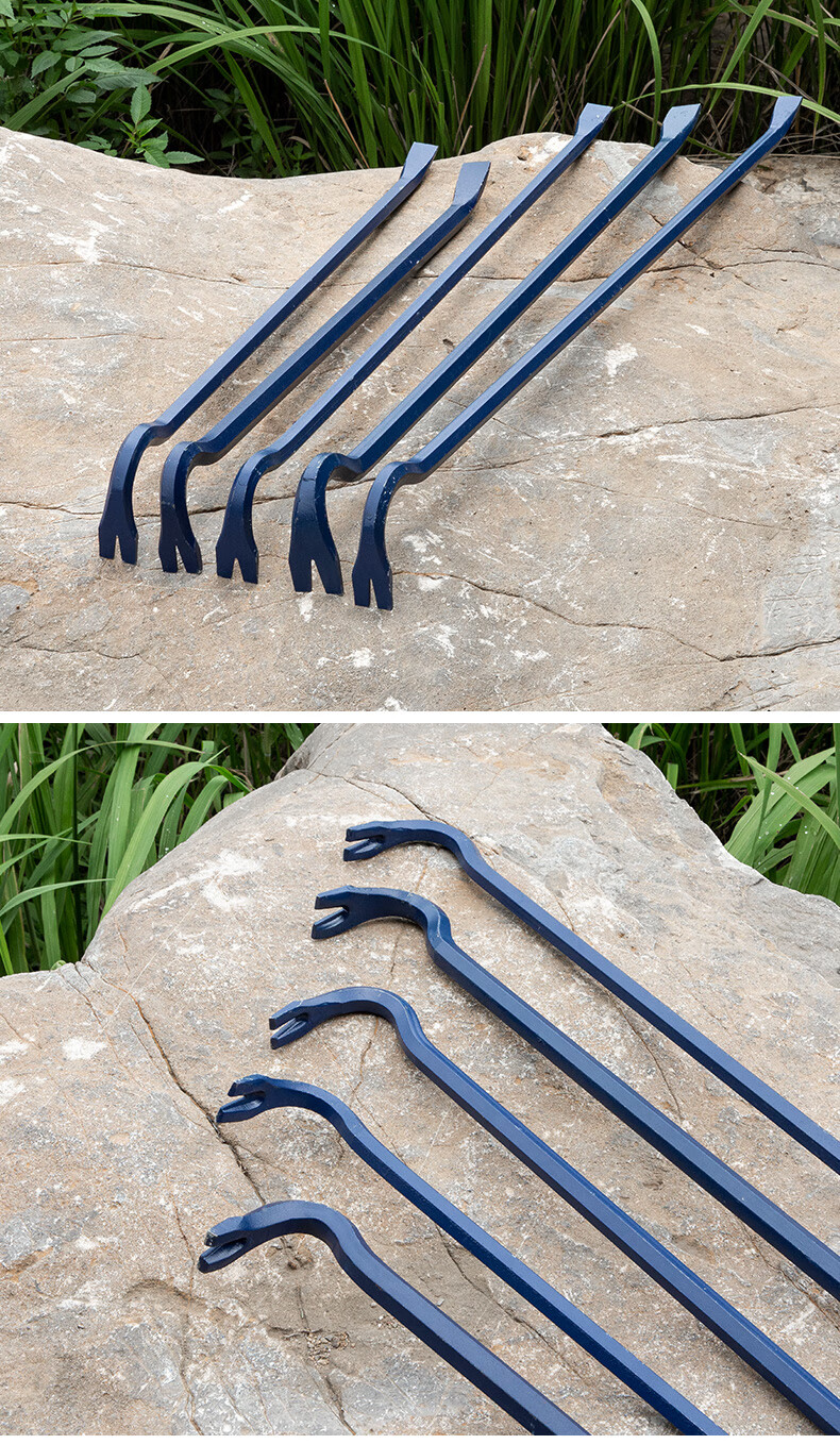 撬棍 高硬度六角加粗起钉器重型撬杆多功能消防撬棒特种钢撬杠工具高