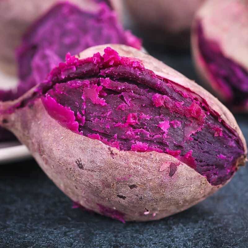 年货精选今年新鲜现挖小紫薯红薯地瓜番薯香薯紫心紫罗兰无丝粗粮紫薯