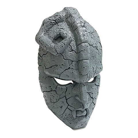 石鬼面具树脂jojo的奇妙冒险cos石像鬼二次元动漫万圣节恐怖装饰道具