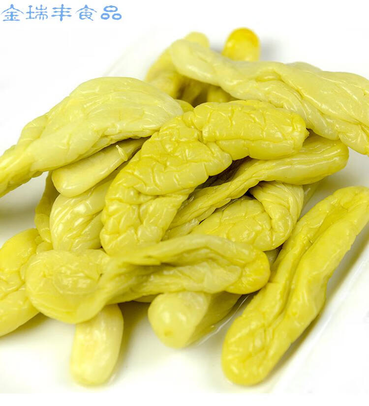 腌制广西钦州灵山特产黄瓜皮农家瓜皮脆酸瓜皮脆皮黄瓜皮 2斤【图片
