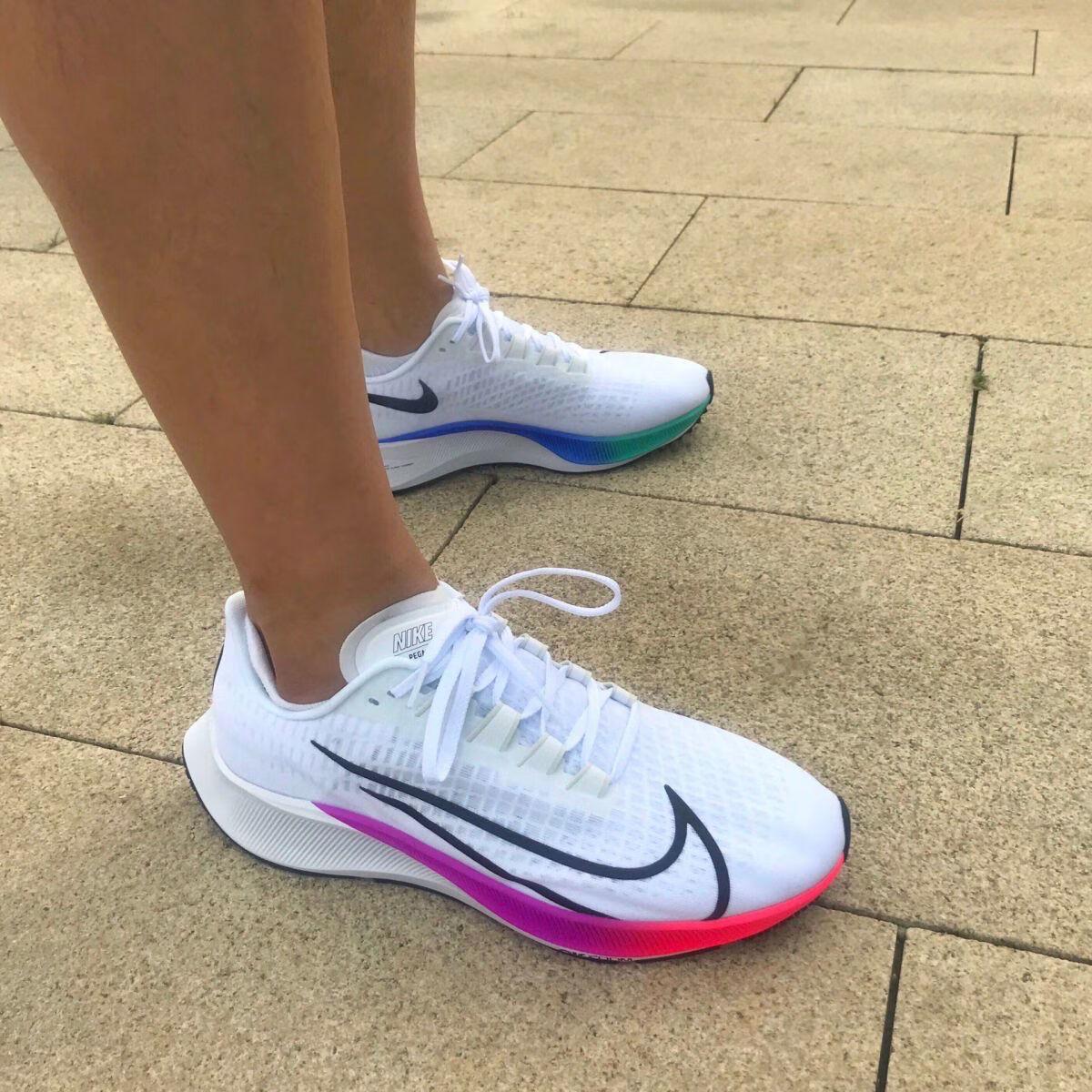 耐尅飞马38代苏炳添款跑步鞋zoom气垫纤维纯原正版真品高品质跑鞋白