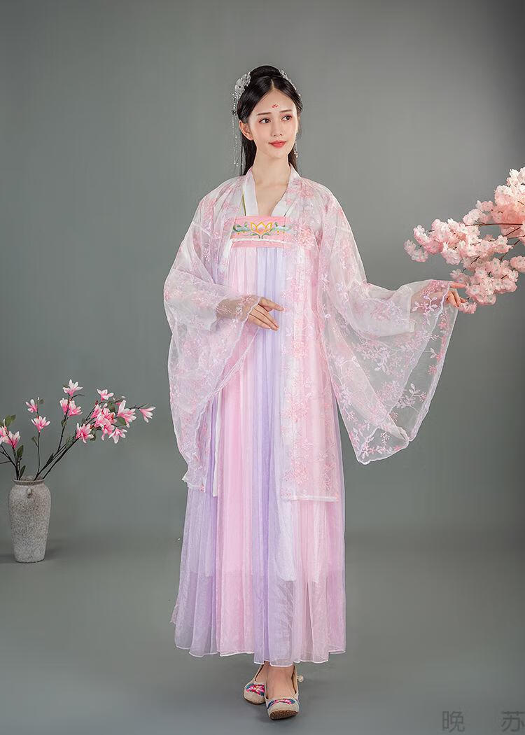 汉服女仙气古风古装衣服女仙女超仙套装齐胸襦裙大码成人汉服全套 款