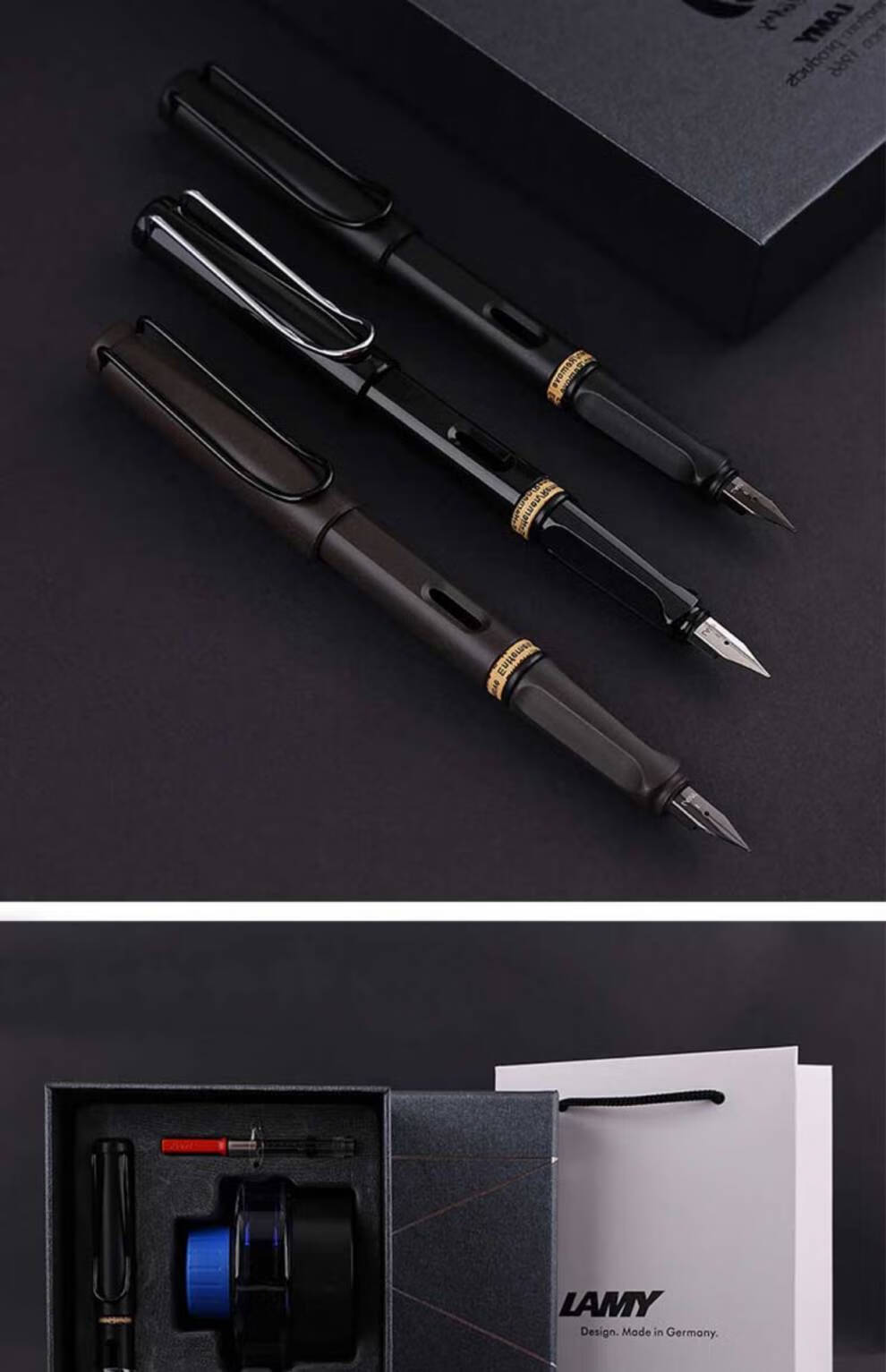 凌美(lamy)钢笔狩猎者网红黑科技高档学生专用带礼男女生礼盒装【618