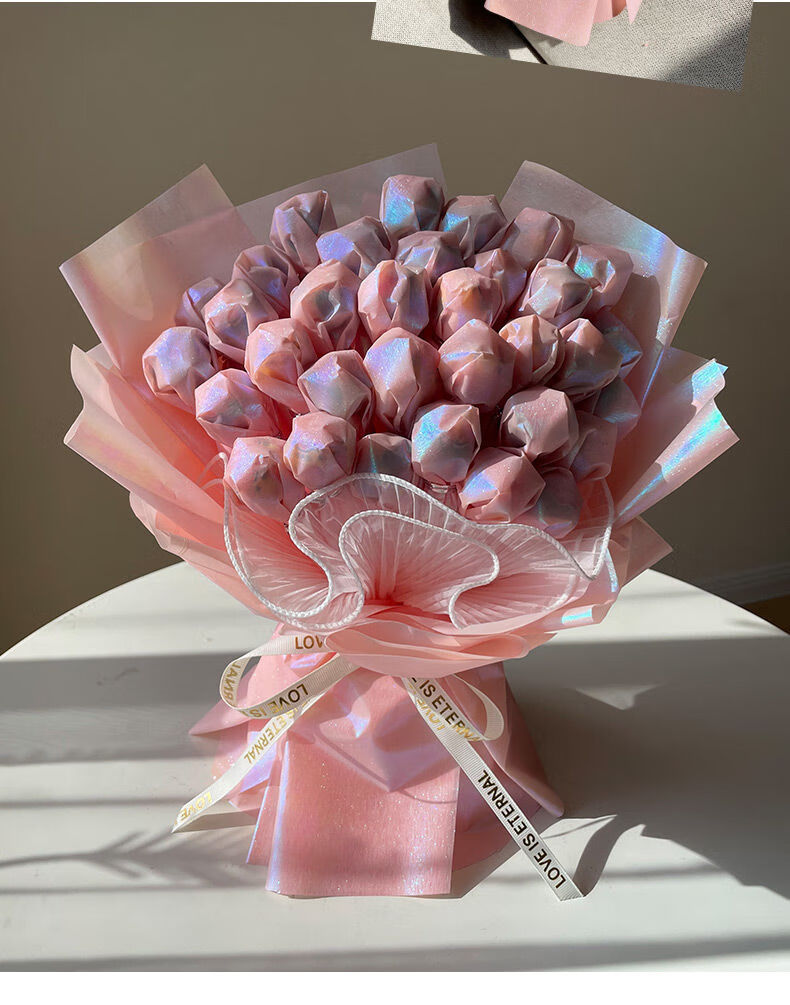 网红糖果棒棒糖花束成品现成六一送女朋友闺蜜生日礼物儿童节礼品