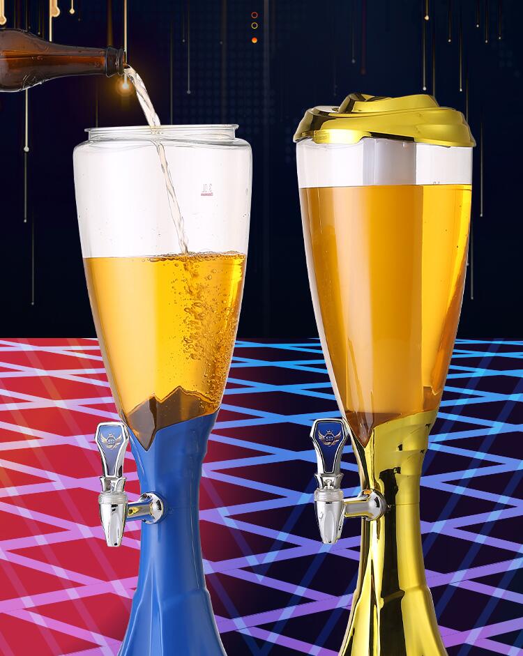 矢向扎啤机商用酒炮3升酒吧专用扎啤酒炮扎啤桶商用分酒器耐摔扎啤机