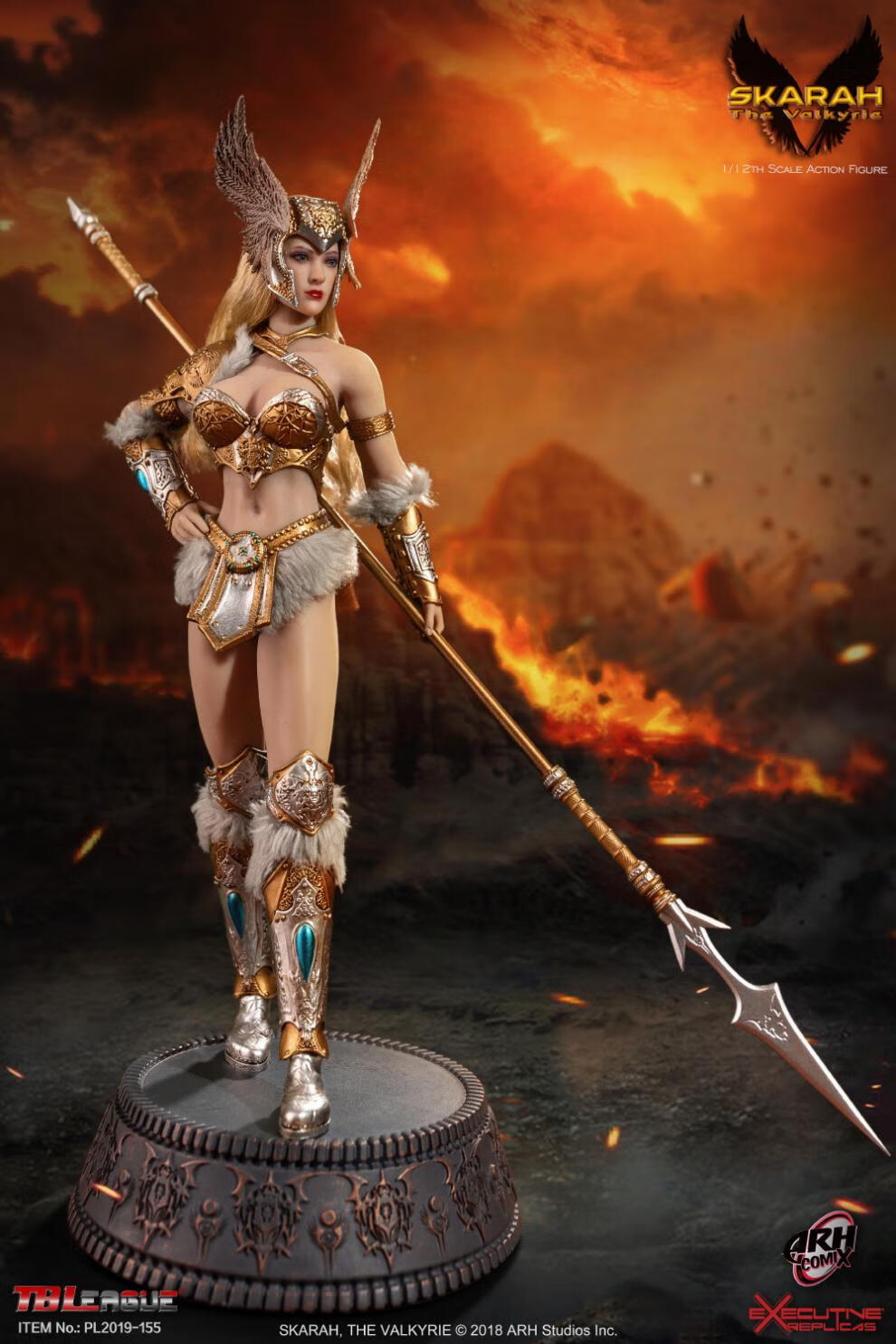 现货112兵人钢骨包胶可动人偶6寸挪威武神女武神全新现货